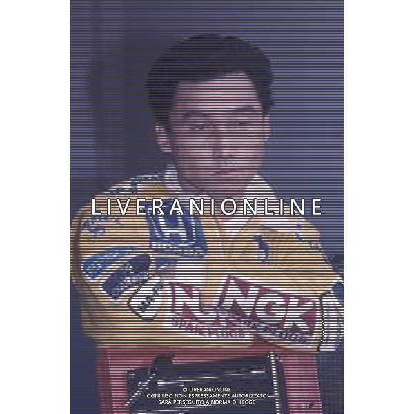 DIAP-RETROSPETTIVA SATORU NAKAJIMA PILOTA F1 NELLA FOTO SATORU NAKAJIMA NELL\'ANNO 1988 AG ALDO LIVERANI SAS