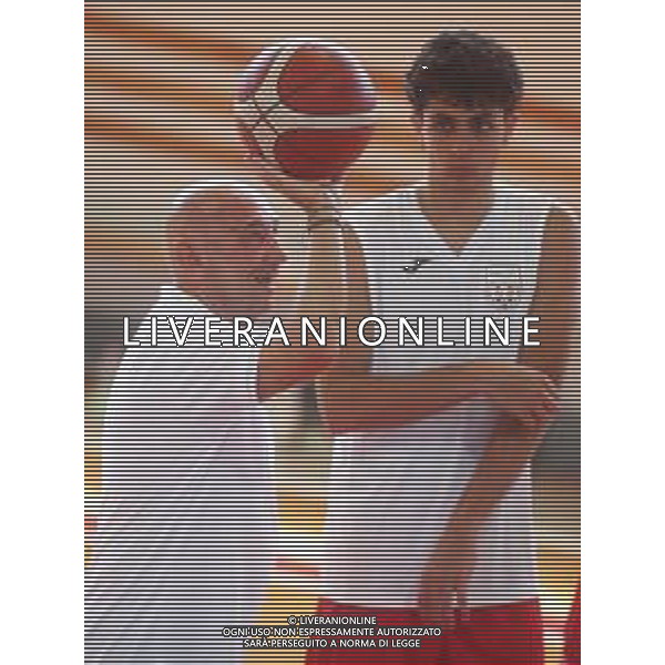 CASTEL GUELFO(CIRCONDARIO IMOLESE)08 08 2025 ALLENAMENTO UP LAVORO ANDREA COSTA BASKET IMOLA NELLA FOTO ALLENATORE UP LAVORO ANDREA COSTA BASKET LUCA DALMONTE ©SANNA - AGENZIA ALDO LIVERANI SAS