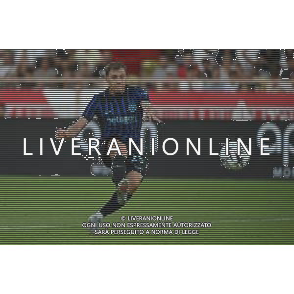 TVRG Monaco vs Inter nella foto Nicolo’ Barella (Inter) occasione da gol Monaco (MC) 08-08-2025 Stade Louis II Monaco vs Inter - amichevole precampionato foto Roberto Garavaglia/Agenzia Aldo Liverani sas