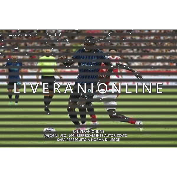 TVRG Monaco vs Inter nella foto Marcus Thuram (Inter) Monaco (MC) 08-08-2025 Stade Louis II Monaco vs Inter - amichevole precampionato foto Roberto Garavaglia/Agenzia Aldo Liverani sas
