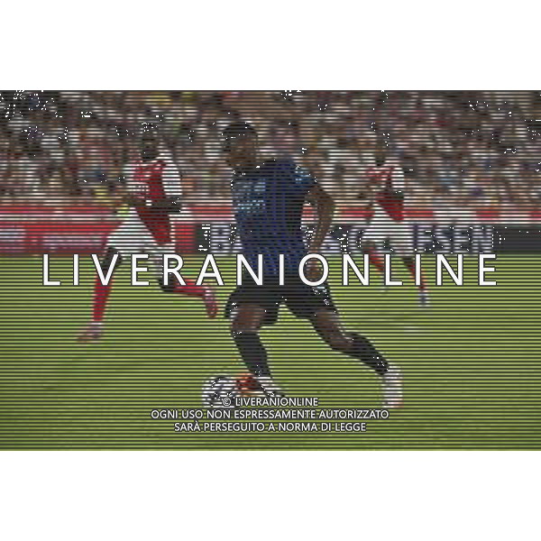 TVRG Monaco vs Inter nella foto Ange-Yoan Bonny (Inter) Monaco (MC) 08-08-2025 Stade Louis II Monaco vs Inter - amichevole precampionato foto Roberto Garavaglia/Agenzia Aldo Liverani sas