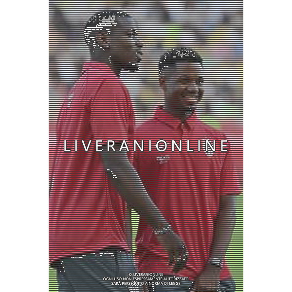 TVRG Monaco vs Inter nella foto Paul Pogba (Monaco) SX e Ansu Fati (Monaco) DX Monaco (MC) 08-08-2025 Stade Louis II Monaco vs Inter - amichevole precampionato foto Roberto Garavaglia/Agenzia Aldo Liverani sas