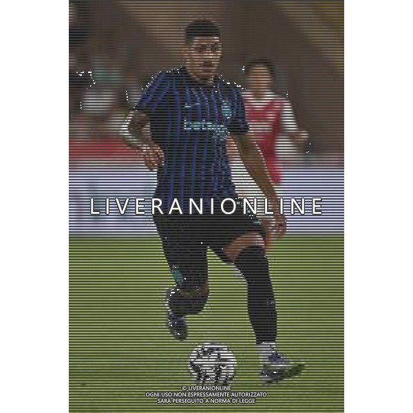 TVRG Monaco vs Inter nella foto Luis Henrique de Lima (Inter) Monaco (MC) 08-08-2025 Stade Louis II Monaco vs Inter - amichevole precampionato foto Roberto Garavaglia/Agenzia Aldo Liverani sas
