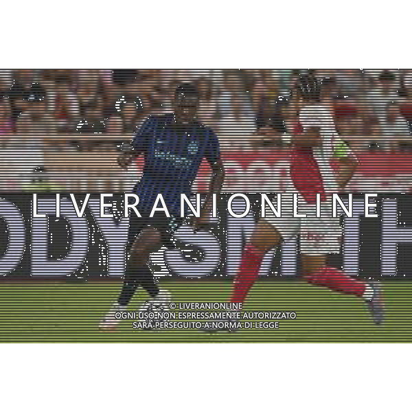 TVRG Monaco vs Inter nella foto Ange-Yoan Bonny (Inter) Monaco (MC) 08-08-2025 Stade Louis II Monaco vs Inter - amichevole precampionato foto Roberto Garavaglia/Agenzia Aldo Liverani sas