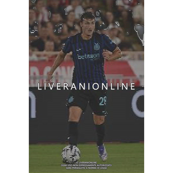 TVRG Monaco vs Inter nella foto Benjamin Pavard (Inter) Monaco (MC) 08-08-2025 Stade Louis II Monaco vs Inter - amichevole precampionato foto Roberto Garavaglia/Agenzia Aldo Liverani sas