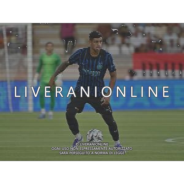 TVRG Monaco vs Inter nella foto Luis Henrique de Lima (Inter) Monaco (MC) 08-08-2025 Stade Louis II Monaco vs Inter - amichevole precampionato foto Roberto Garavaglia/Agenzia Aldo Liverani sas