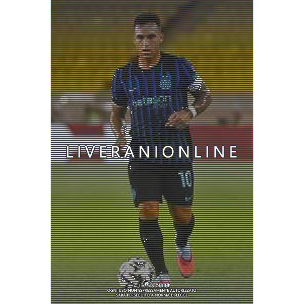 TVRG Monaco vs Inter nella foto Lautaro Martinez (Inter) Monaco (MC) 08-08-2025 Stade Louis II Monaco vs Inter - amichevole precampionato foto Roberto Garavaglia/Agenzia Aldo Liverani sas