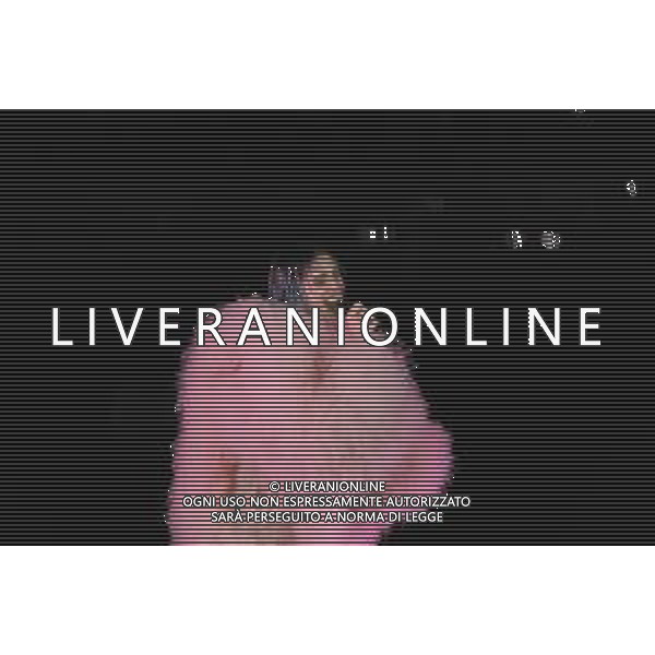 Italian singer Rose Villain performing live before the Anglo-Palermitan Trophy match between Palermo FC and Manchester City at Renzo Barbera Stadium
