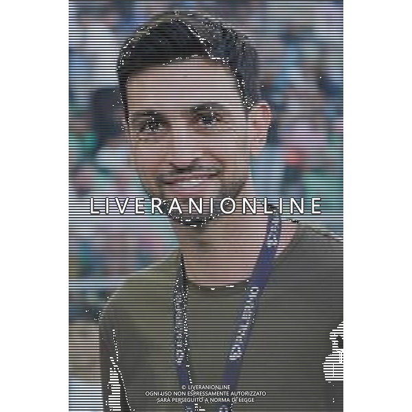 Javier Pastore saluta i tifosi nell’intervallo Palermo FC vs Manchester City – Anglo-Palermitan Trophy nella foto Javier Pastore Palermo 09-08-2025 Stadio Renzo Barbera foto Federico Serra/Agenzia Aldo Liverani sas