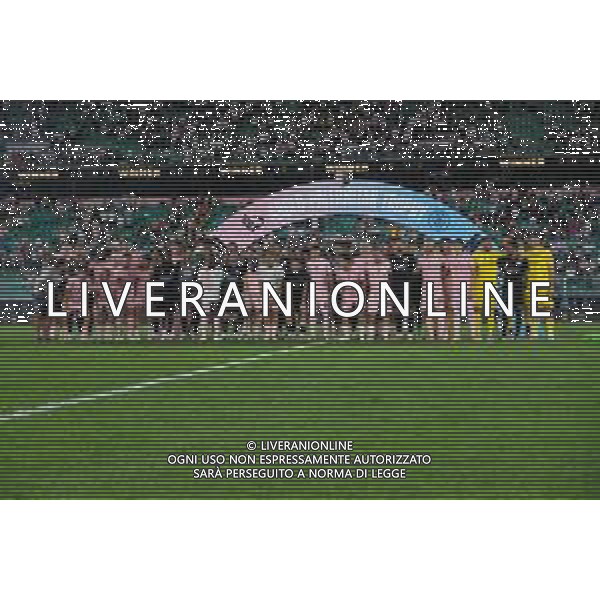Cerimonia di premiazione al termine della partita Palermo FC vs Manchester City – Anglo-Palermitan Trophy nella foto: Palermo 09-08-2025 Stadio Renzo Barbera foto Federico Serra/Agenzia Aldo Liverani sas