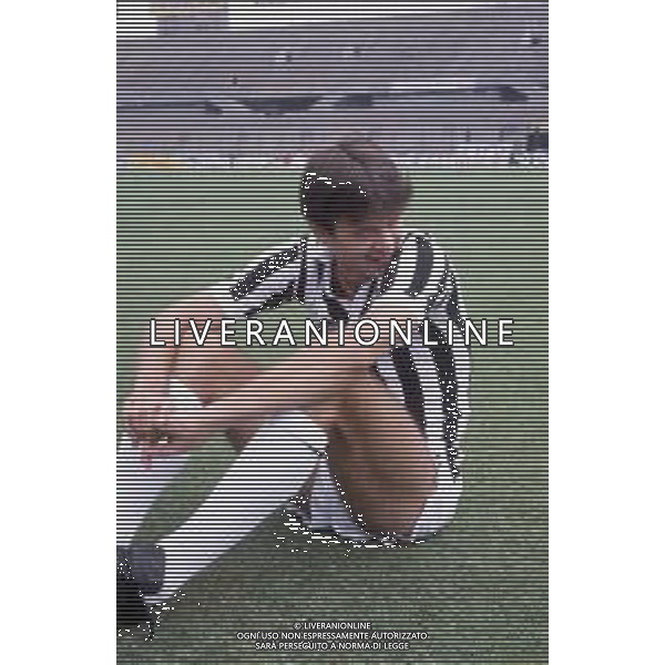 ST-RETROSPETTIVA DOMENICO MAROCCHINO CALCIATORE NELLA FOTO DOMENICO MAROCCHINO CON LA MAGLIA DELLA JUVENTUS CALCIO AG ALDO LIVERANI SAS 