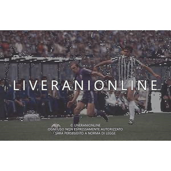 ST-RETROSPETTIVA DOMENICO MAROCCHINO CALCIATORE NELLA FOTO DOMENICO MAROCCHINO CON LA MAGLIA DELLA JUVENTUS CALCIO E ROBERTO GALBIATI AG ALDO LIVERANI SAS 
