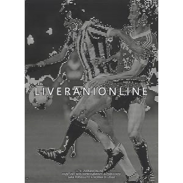 ST-RETROSPETTIVA DOMENICO MAROCCHINO CALCITORE NELLA FOTO DOMENICO MAROCCHINO CON LA MAGLIA DELLA JUVENTUS AG ALDO LIVERANI SAS