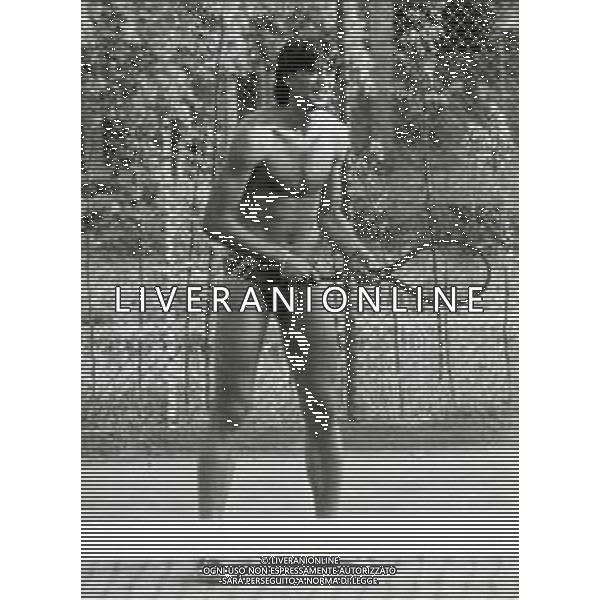 ST-RETROSPETTIVA DOMENICO MAROCCHINO CALCITORE NELLA FOTO DOMENICO MAROCCHINO GIOCA A TENNIS AG ALDO LIVERANI SAS