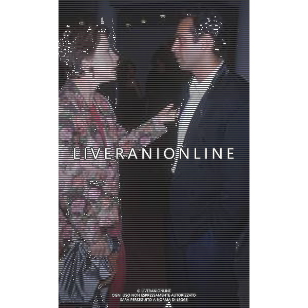 DIAP-RETROSPETTIVA OTTAVIA PICCOLO ATTRICE NELLA FOTO OTTAVIA PICCOLO CON MASSIMO GHINI A MILANO NELL\'ANNO 1990 AG ALDO LIVERANI SAS