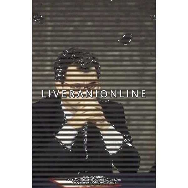 DIAP-RETROSPETTIVA ENRICO MENTANA GIORNALISTA NELLA FOTO ENRICO MENTANA AG ALDO LIVERANI SAS 