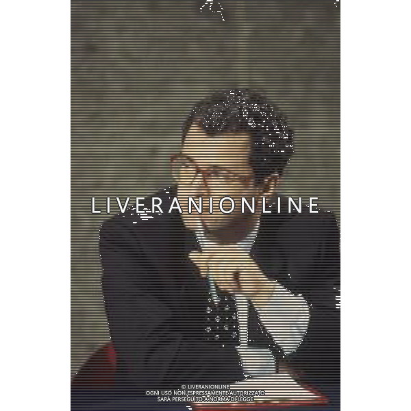 DIAP-RETROSPETTIVA ENRICO MENTANA GIORNALISTA NELLA FOTO ENRICO MENTANA AG ALDO LIVERANI SAS 