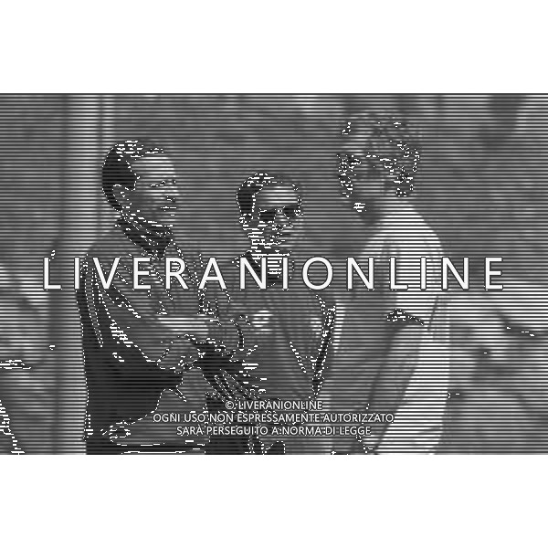 NEG-RETROSPETTIVA ROSARIO RAMPANTI ALLENATORE CALCIO NELLA FOTO ROSARIO RAMPANTI ALLENATORE TORINO CALCIO NELL\'ANNO 1994-1995 CON RENATO ZACCARELLI AG ALDO LIVERANI SAS