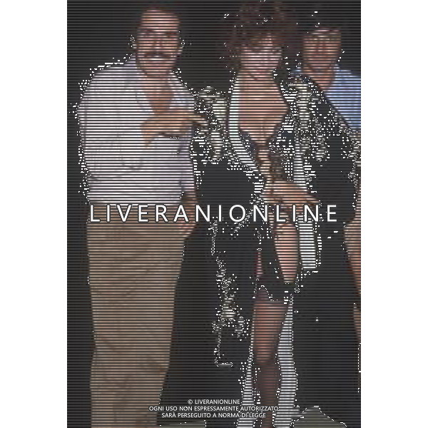 DIAP-RETROSPETTIVA CARMEN RUSSO ATTRICE NELLA FOTO CARMEN RUSSO CON STEFANO SATTA FLORES AG ALDO LIVERANI SAS