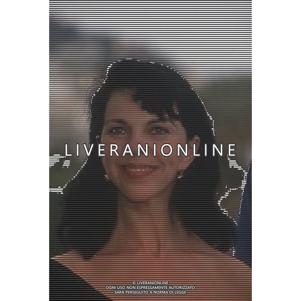 DIAP-RETROSPETTIVA CONSUELO DE HAVILAND ATTRICE NELLA FOTO CONSUELO DE HAVILAND A CANNES NELL\'ANNO 1991 AG ALDO LIVERANI SAS