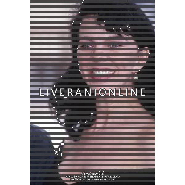 DIAP-RETROSPETTIVA CONSUELO DE HAVILAND ATTRICE NELLA FOTO CONSUELO DE HAVILAND A CANNES NELL\'ANNO 1991 AG ALDO LIVERANI SAS