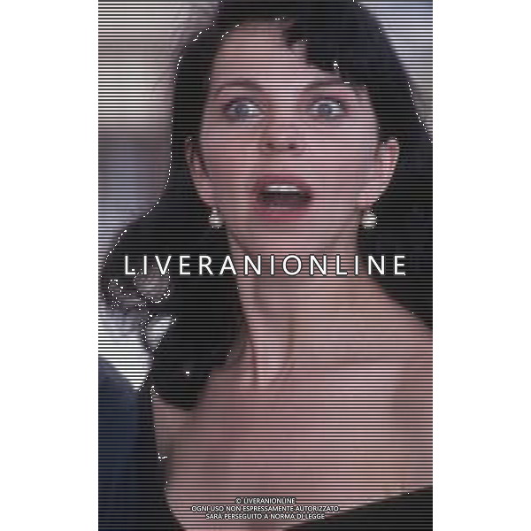 DIAP-RETROSPETTIVA CONSUELO DE HAVILAND ATTRICE NELLA FOTO CONSUELO DE HAVILAND A CANNES NELL\'ANNO 1991 AG ALDO LIVERANI SAS