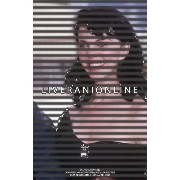 DIAP-RETROSPETTIVA CONSUELO DE HAVILAND ATTRICE NELLA FOTO CONSUELO DE HAVILAND A CANNES NELL\'ANNO 1991 AG ALDO LIVERANI SAS
