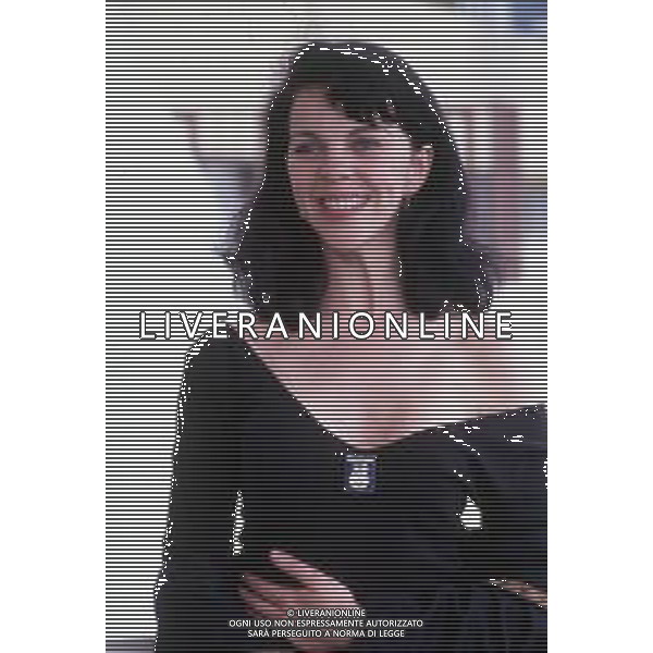 DIAP-RETROSPETTIVA CONSUELO DE HAVILAND ATTRICE NELLA FOTO CONSUELO DE HAVILAND A CANNES NELL\'ANNO 1991 AG ALDO LIVERANI SAS