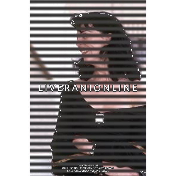 DIAP-RETROSPETTIVA CONSUELO DE HAVILAND ATTRICE NELLA FOTO CONSUELO DE HAVILAND A CANNES NELL\'ANNO 1991 AG ALDO LIVERANI SAS