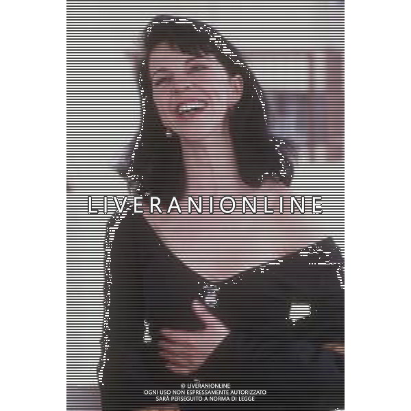 DIAP-RETROSPETTIVA CONSUELO DE HAVILAND ATTRICE NELLA FOTO CONSUELO DE HAVILAND A CANNES NELL\'ANNO 1991 AG ALDO LIVERANI SAS
