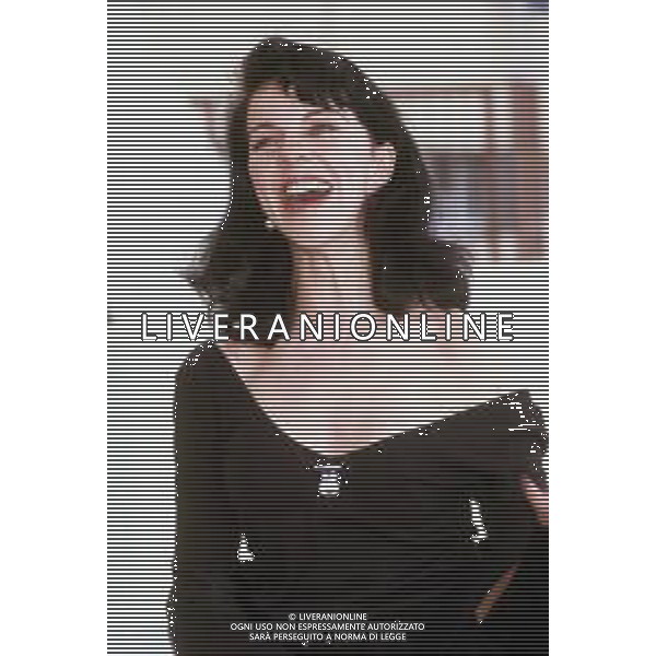 DIAP-RETROSPETTIVA CONSUELO DE HAVILAND ATTRICE NELLA FOTO CONSUELO DE HAVILAND A CANNES NELL\'ANNO 1991 AG ALDO LIVERANI SAS
