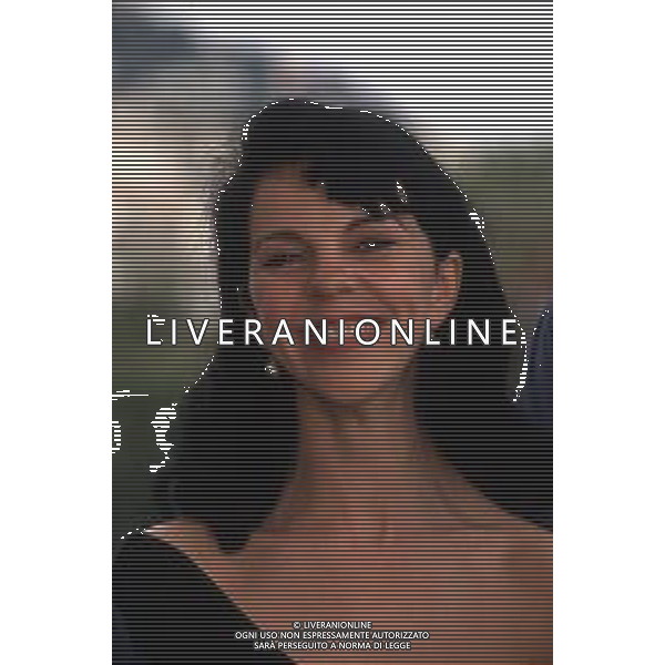 DIAP-RETROSPETTIVA CONSUELO DE HAVILAND ATTRICE NELLA FOTO CONSUELO DE HAVILAND A CANNES NELL\'ANNO 1991 AG ALDO LIVERANI SAS
