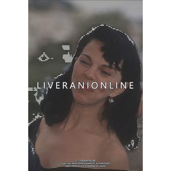 DIAP-RETROSPETTIVA CONSUELO DE HAVILAND ATTRICE NELLA FOTO CONSUELO DE HAVILAND A CANNES NELL\'ANNO 1991 AG ALDO LIVERANI SAS