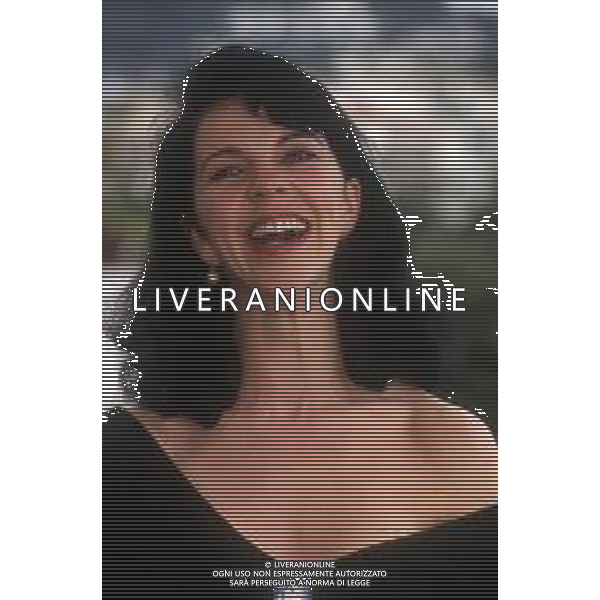 DIAP-RETROSPETTIVA CONSUELO DE HAVILAND ATTRICE NELLA FOTO CONSUELO DE HAVILAND A CANNES NELL\'ANNO 1991 AG ALDO LIVERANI SAS