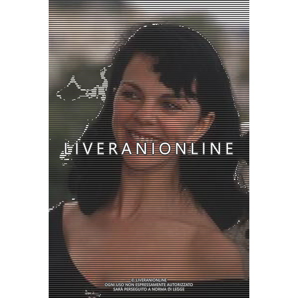 DIAP-RETROSPETTIVA CONSUELO DE HAVILAND ATTRICE NELLA FOTO CONSUELO DE HAVILAND A CANNES NELL\'ANNO 1991 AG ALDO LIVERANI SAS