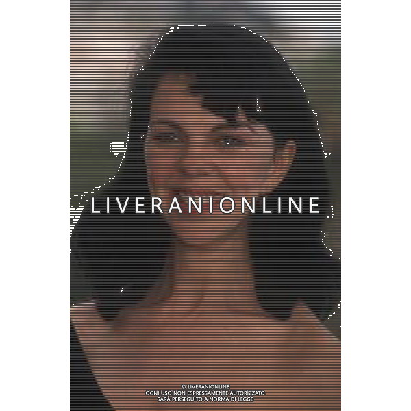 DIAP-RETROSPETTIVA CONSUELO DE HAVILAND ATTRICE NELLA FOTO CONSUELO DE HAVILAND A CANNES NELL\'ANNO 1991 AG ALDO LIVERANI SAS