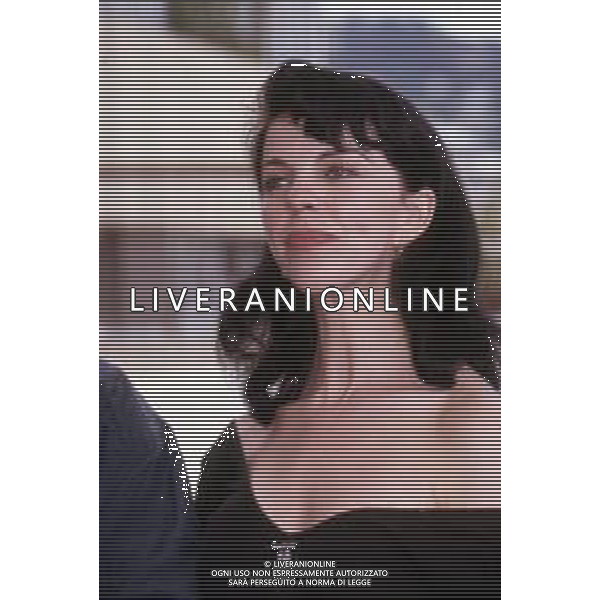 DIAP-RETROSPETTIVA CONSUELO DE HAVILAND ATTRICE NELLA FOTO CONSUELO DE HAVILAND A CANNES NELL\'ANNO 1991 AG ALDO LIVERANI SAS
