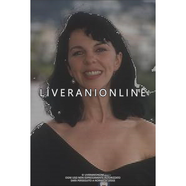 DIAP-RETROSPETTIVA CONSUELO DE HAVILAND ATTRICE NELLA FOTO CONSUELO DE HAVILAND A CANNES NELL\'ANNO 1991 AG ALDO LIVERANI SAS