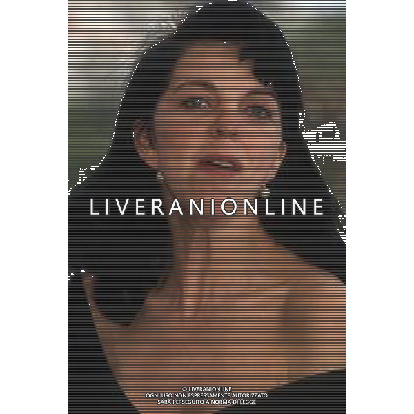 DIAP-RETROSPETTIVA CONSUELO DE HAVILAND ATTRICE NELLA FOTO CONSUELO DE HAVILAND A CANNES NELL\'ANNO 1991 AG ALDO LIVERANI SAS