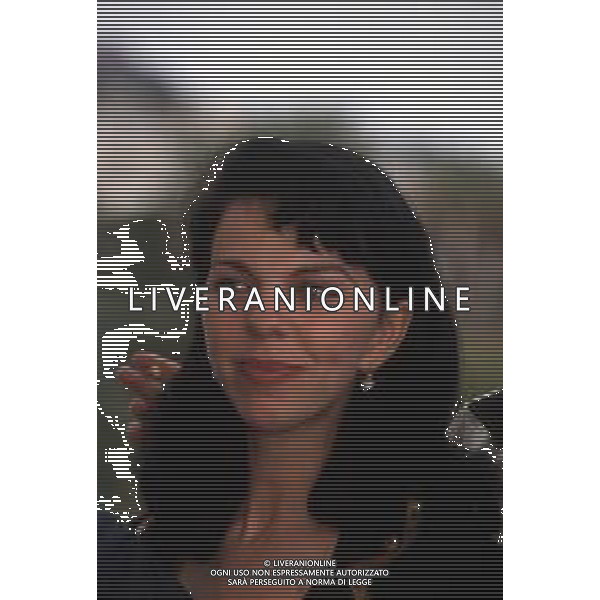 DIAP-RETROSPETTIVA CONSUELO DE HAVILAND ATTRICE NELLA FOTO CONSUELO DE HAVILAND A CANNES NELL\'ANNO 1991 AG ALDO LIVERANI SAS