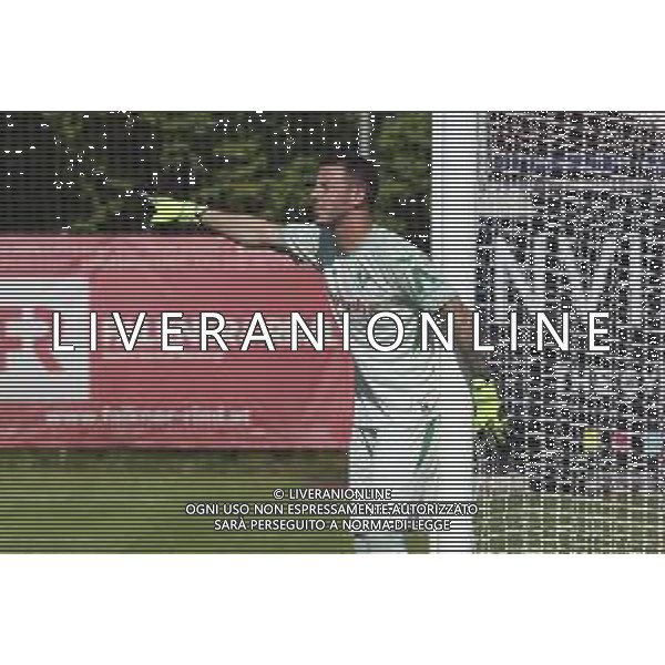 Lorenzo Montipò of Hellas Verona FC during St Pauli FC 1910 vs Hellas Verona FC, 5° Test Match, at Velly Arena in Imst (A), on August 09, 2025. (Photo by Davide Casentini) AG ALDO LIVERANI SAS