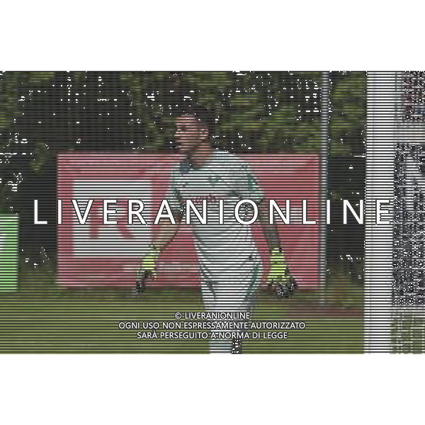 Lorenzo Montipò of Hellas Verona FC during St Pauli FC 1910 vs Hellas Verona FC, 5° Test Match, at Velly Arena in Imst (A), on August 09, 2025. (Photo by Davide Casentini) AG ALDO LIVERANI SAS