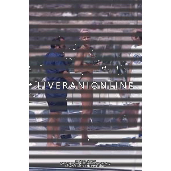 DIAP-RETROSPETTIVA CATHERINE SPAAK ATTRICE NELLA FOTO CATHERINE SPAAK E PIERO BADALONI ARCHIVIO GIOVANNI LIVERANI-AG ALDO LIVERANI SAS