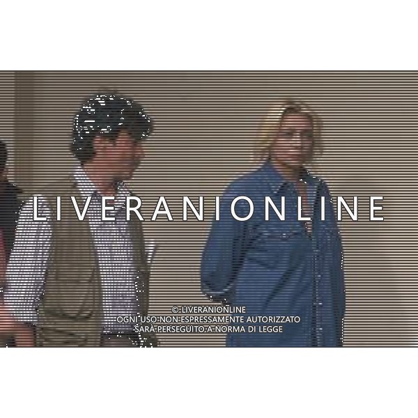 DIAP-RETROSPETTIVA MARA VENIER ATTIRCE E PRESENTATRICE TELEVISIVA NELLA FOTO MARA VENIER SUL SET DEL FILM“IL GOAL DI MARTIN PESCATORE “NELL\'ANNO 1997 AG ALDO LIVERANI SAS