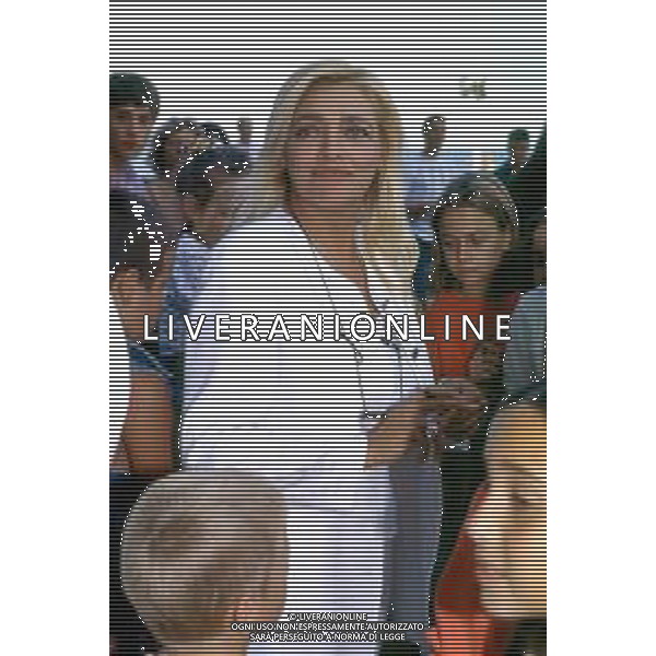 DIAP-RETROSPETTIVA MARA VENIER PRESENTATRICE TELEVISIVA E ATTRICE NELLA FOTO MARA VENIER A VENEZIA NELL\'ANNO 1995 AG ALDO LIVERANI SAS