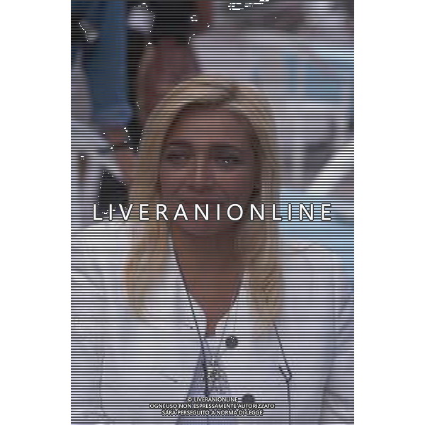 DIAP-RETROSPETTIVA MARA VENIER PRESENTATRICE TELEVISIVA E ATTRICE NELLA FOTO MARA VENIER A VENEZIA NELL\'ANNO 1995 AG ALDO LIVERANI SAS 