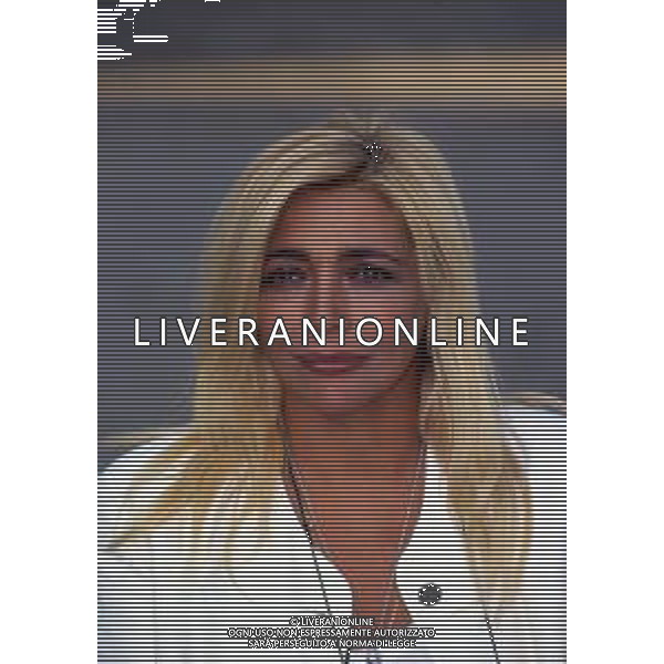 DIAP-RETROSPETTIVA MARA VENIER PRESENTATRICE TELEVISIVA E ATTRICE NELLA FOTO MARA VENIER A VENEZIA NELL\'ANNO 1995 AG ALDO LIVERANI SAS