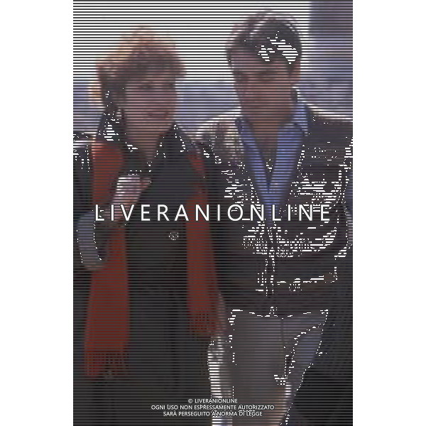 DIAP- RETROSPETTIVA ANDREA FERREOL ATTRICE FRANCESE NELLA FOTO ANDREA FERREOL CON LEOPOLDO MASTELLONI NELL\'ANNO 1978 AGENZIA ALDO LIVERANI SAS
