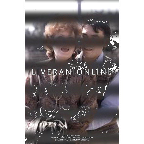 DIAP- RETROSPETTIVA ANDREA FERREOL ATTRICE FRANCESE NELLA FOTO ANDREA FERREOL CON LEOPOLDO MASTELLONI NELL\'ANNO 1978 AGENZIA ALDO LIVERANI SAS