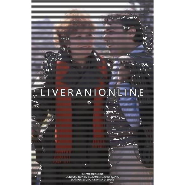 DIAP- RETROSPETTIVA ANDREA FERREOL ATTRICE FRANCESE NELLA FOTO ANDREA FERREOL CON LEOPOLDO MASTELLONI NELL\'ANNO 1978 AGENZIA ALDO LIVERANI SAS